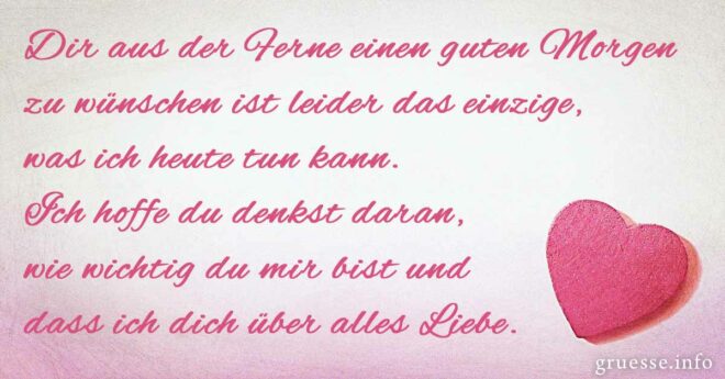 Guten mein Schatz Bilder, Grüße & Sprüche für deinen Liebling
