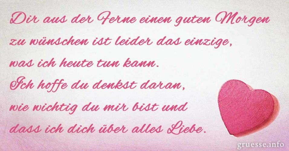 Guten Morgen Gedichte Für Meinen Schatz gruesse.info