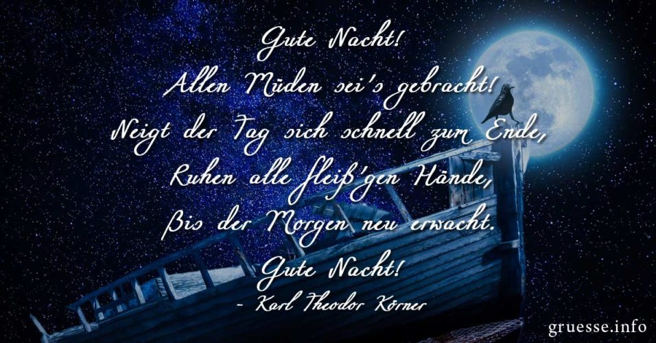 Gute Nacht Bilder Mit kostenlosen Bildern eine Gute Nacht wünschen