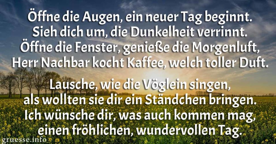 Guten Grüße, Sprüche & Bilder