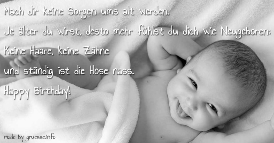 Lustige Geburtstagssprüche Geburtstagsgrüße mit Witz und Charme